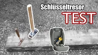 Master Lock Schlüsselsafe Test - mit dem Hammer!