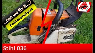 Sowas hatte ich noch nie! Stihl 036 mit seltenem Fehler | Motorsäge springt nicht an | Fehleranalyse