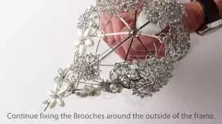 How To Use Our Tear Drop Shaped Brooch Bouquet Kit