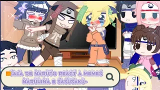 💜🧡•Sala de Naruto react a memes NaruHina e SasuSaku •💖🖤