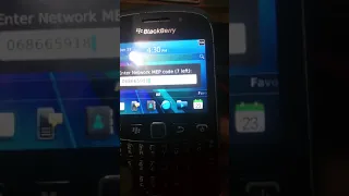 BLACKBERRY WRONG CODE