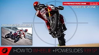 HOW TO WHEELIE 2016 New Ducati Hypermotard 939 SP Ultimate Review