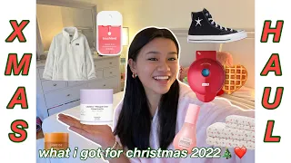 WHAT I GOT FOR CHRISTMAS HAUL 2022❤️💚🎄| kathy j