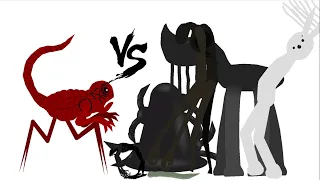 RED (NES Godzilla Creepypasta) vs The Giants (Trevor Henderson)| Sticknodes Animation!