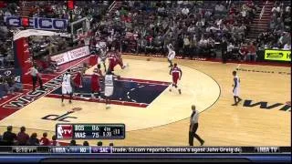 Celtics great ball movement vs Wizards 01.01.12