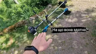 Акумуляторна коса Makita UR100DWAE || Огляд порівняння відгук та випробовування в реальних умовах