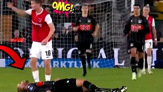 Video Shows Moment NEC Nijmegen striker Bas Dost collapses on pitch During Game