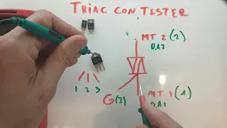 71 - ¿Cómo medir o comprobar Triacs con el multímetro o tester?