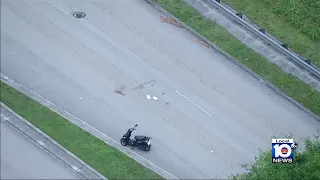 Scooter rider injured on Sunday in Miami-Dade