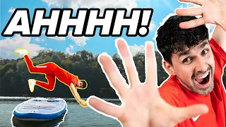 TURN CHALLENGES auf einem STAND UP PADDLE *verrückt* 🙈🔥 mit FREEIN