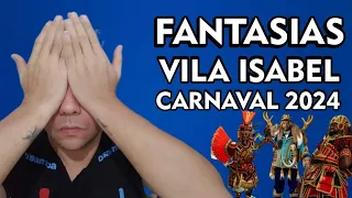 👀 REACT das Fantasias da Vila Isabel para o Carnaval 2024