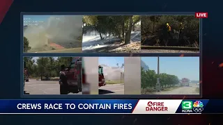 Fires across Northern California | A look at the race to contain fires on June 4