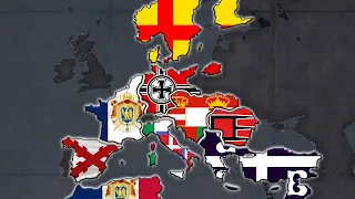 SPQR Faction Vs Anti Roman Commonwealth  - Hoi4 Timelapse