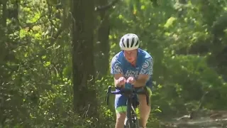 Heart attack survivor runs Ironman race on Long Island