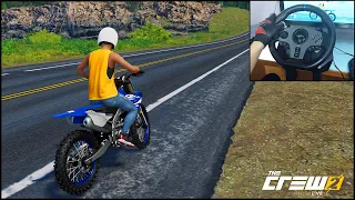 The Crew 2 YAMAHA YZ450F - PXN-V9 Gameplay | Playing The Crew 2 With Steering Wheel