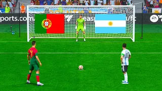 FIFA 23 ! PORTUGAL VS ARGENTINA ! RONALDO VS MESSI I  PENALTY SHOOTOUT ! PC GAME NEXT GEN 4K!