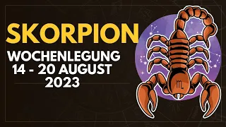 Skorpion ♏ Woche 14- 20.8.23 🔮 Tarot Lenormand