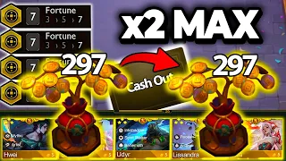 I Got 7 Fortune for FREE + DOUBLE MAX CASH-OUT...??? ⭐⭐⭐ | TFT SET 11