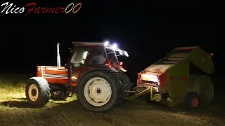 PRESSATURA FIENO OLD STYLE 2020 | FIATAGRI 110-90 DT + WOLVO COLUMBIA R12 | DI BENEDETTO SANTE