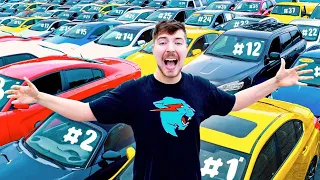 giving away 40 brand new cars #mr beast shorts