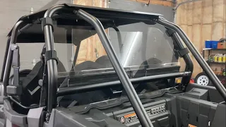 RZR Super ATV rear window install