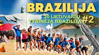Jėzus RIO, Automatai Faveloje ir Surfas Vandenyne | Brazilija 2 dalis