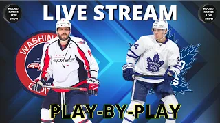 PLAY-BY-PLAY NHL GAME: TORONTO MAPLE LEAFS VS WASHINGTON CAPITALS