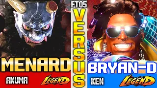 SF6 (Akuma MenaRD) Vs BryanD. Deejay ▰ High Level