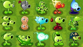 All Peas Plants Power-Up! in Plants vs Zombies 2