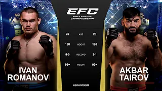 A heavyweight submission | EFC 42: Ivan Romanov vs Akbar Tairov