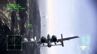 Геймплей игры Ace Combat: Infinity - Stonehenge для PlayStation 3