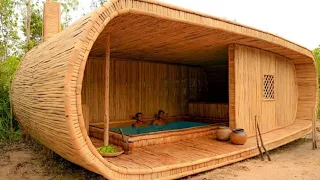 How To Complete Build Craft-Bamboo Villa And Swimming Pools