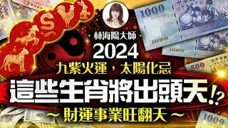 【林海陽】2024九紫火運，太陽化忌，這些生肖將出頭天！？財運事業旺翻天_20240308