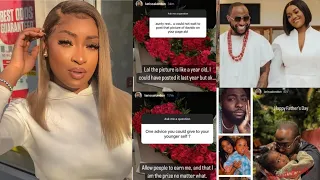 DAVIDO AND CHIOMA REACTION AS LARISSA LONDON CONFIRM CHIOMA THE BEST WIFE EVER ON FATHER'S DAY