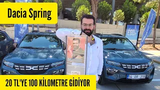 Dacia Spring ile 20 liraya 100 km mi? Türkiye'nin en ucuz ve maliyetsiz otomobili olmaya geldi.