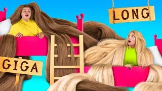 Длинные волосы vs Гига длинные волосы