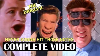 Never Gonna Hit Those Notes FULL VIDEO & SONG! Rick Roll! | Tobi Notes