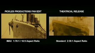 TITANIC (1997) - Pickles Productions Fan Edit - OPENING comparison