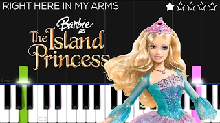 Barbie as The Island Princess - Right Here In My Arms | EASY Piano Tutorial