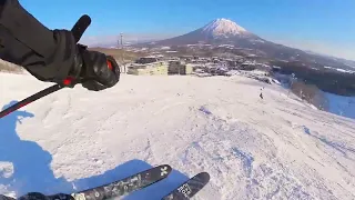 4k Niseko Gondola, Beginner access - Mount Yōtei full view - Grand Hirafu)