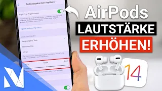 AirPods (Pro, Max) maximale Lautstärke ERHÖHEN mit iOS 14 (2021)! | Nils-Hendrik Welk