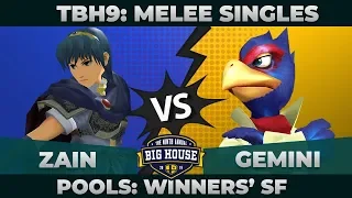 Zain vs Gemini - Pools Winners' Semifinals: Melee Singles - TBH9 | Marth vs Falco