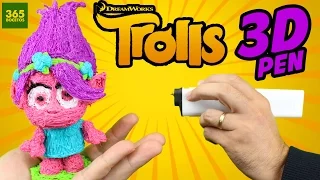 DIBUJANDO EN EL AIRE MUÑECOS 3D! PLUMA 3D - 3D printing Pen - Dibujando Trolls