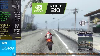 Testing Burnout paradise on Geforce GT 210 (PC)