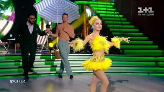 Victoriia Bulitko, Dmytrо Dikusar and Ruslan Senichkin – Samba – Dancing with the stars. Season 6