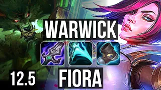 WARWICK vs FIORA (TOP) | Rank 2 Warwick, 9 solo kills, 16/3/5, Legendary | BR Challenger | 12.5