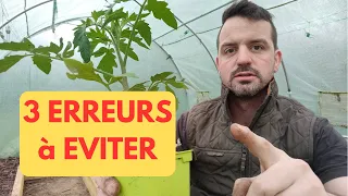 PLANTER des TOMATES: 3 ERREURS à éviter. @LepotagerdOlivier