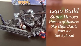 Let's Build - LEGO Heroes Of Justice Sky High Battle Set #76046 - Part 2