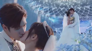 CEO and Cinderella held a romantic wedding, sweet kiss is too happy!