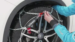 How to Fit Auto-Tensioning Snow Chains (e.g. Konig Zip Ultra, CG-9 & XG-12 Pro)